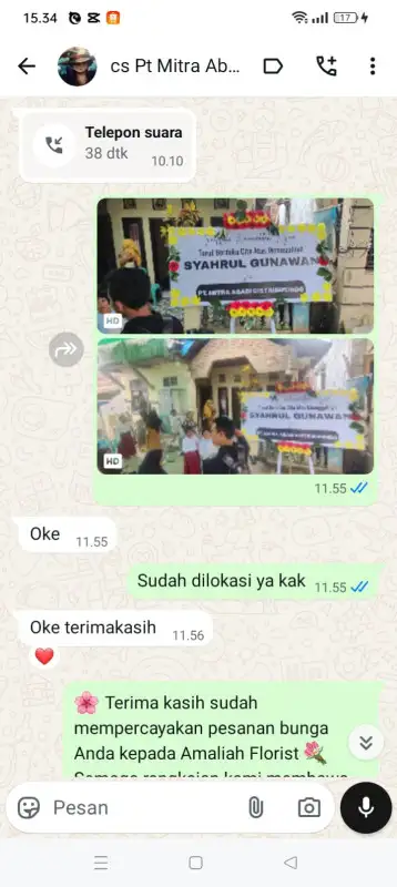 Testimonial Papan ucapan TANGERANG SELATAN